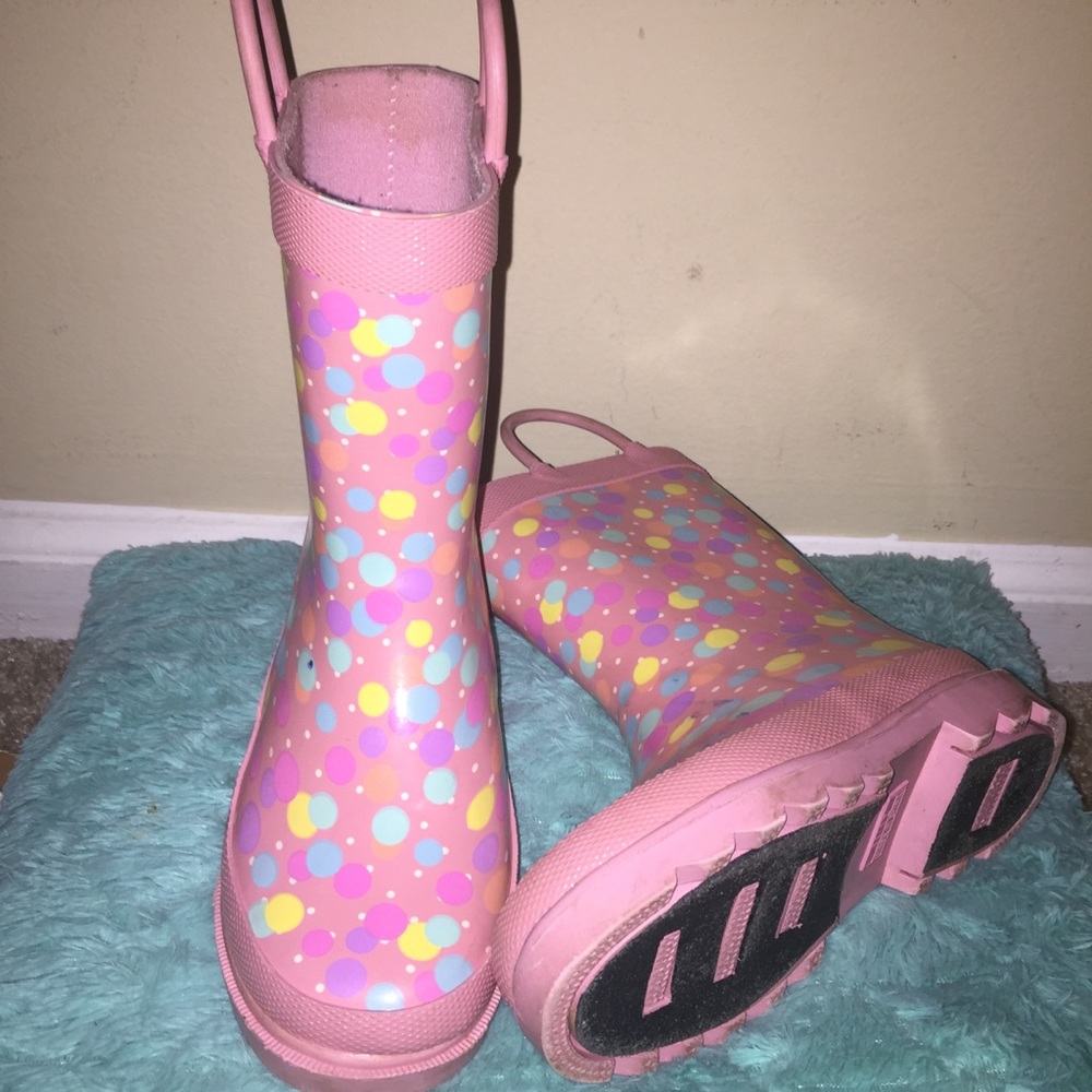 Pink Rain Boots